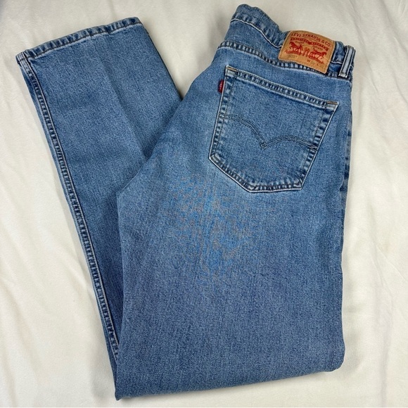 Vintage Mens Levi's 505 Jeans 2005 Regular Fit Straight Leg  36 x 32 Medium Y2K - Picture 1 of 12
